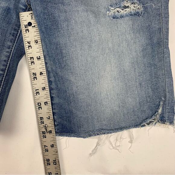 Judy Blue womens size small Denim Shorts jeans Bermuda distressed cut off 8in bl - Picture 11 of 11